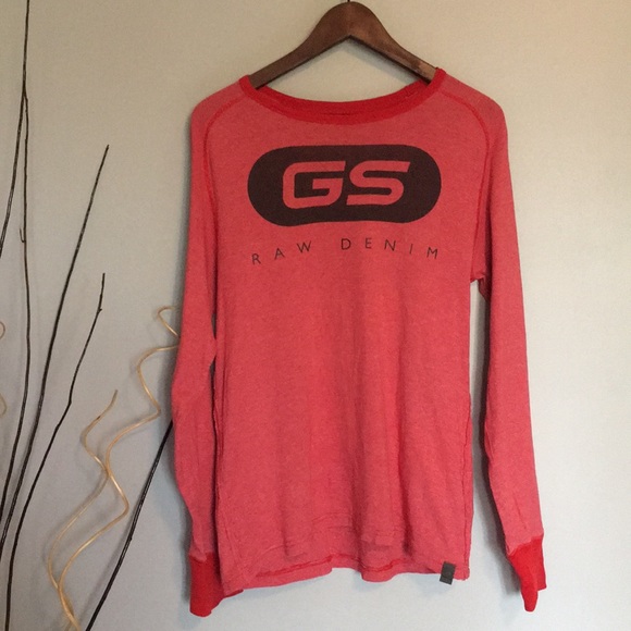 pink g star shirt